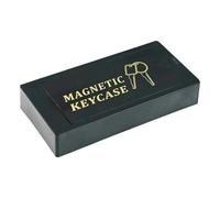 Porte-clés magnétique - Boîte à clés extérieure - Organisateur de rangement à aimant puissant, boîte de verrouillage | Pour clés secrètes, aimant sûr pour la maison, le bureau, le véhicule, cacher les