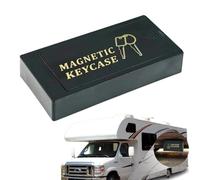 Porte-clés magnétique - Coffre sécurisé pour e voiture d'urgence | Protection Cħiave facile d'accès | Cacher Cħiave magnétique, fort aimant pour extérieur, boîte clé portable