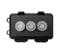 Porte-clés magnétique de voiture - Boîte de protection robuste - Rangement des clés sous le véhicule - Portable - Accessoire de sécurité de voyage fiable pour voiture, camion, Tra