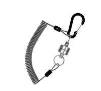 Porte-clés magnétique en acier inoxydable, corde à carabine magnétique | Corabinateur d'aspiration magnétique télescopique, corps extérieur en acier inoxydable pour l'alpinisme, l'exploration en plein