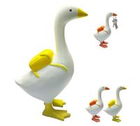 Porte-clés magnétique en forme d'oie, bol à clés pour table d'entrée, plateau à clés d'oie pour attraper tous les plateaux, figurines magnétiques de canard kawaii, porte-clés amusant à suspendre pour