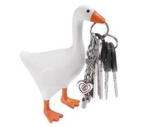 Porte-clés magnétique Goose Key Holder 3D mignon animal créatif organisateur clé voiture bureau véranda décoration fête cadeau