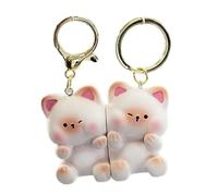 Porte-clés magnétique pour Couple, breloque Unique, paire de porte-clés à verrouillage pour partenaires, accessoire élégant à porter quotidien, accessoires pour Couples