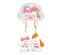 Porte-clés magnétique pour sac à dos de chien - Porte-clés en forme de chiot | Accessoires de sac à dos pour petits animaux - Breloque de sac à dos mignonne pour garçons et filles adultes