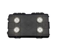 Porte-clés magnétique sous voiture, porte-clés boîte magnétique - Boîtes de rangement multifonctionnelles sous la voiture - Porte-clés noir, rangement de clés léger pour camion, au