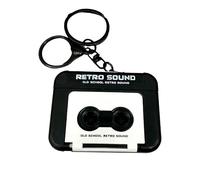 Porte-clés magnétophone, décoration de sac à jouer, 5,5 x 2,2 x 4,1 cm, mini pendentif avec design fonctionnel, accessoire de sac à dos, accessoires porte-clés avec transport facile, fournitures