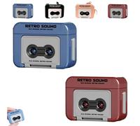 Porte-clés magnétophone rétro, Mini Porte-clés enregistreur Vocal, Lecteur microcassettes, Mini Article décoratif Audio pouvant Lire des Cassettes pour Sacs à Dos et Sacs à Main