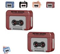 Porte-clés magnétophone rétro, Mini Porte-clés enregistreur Vocal, Lecteur microcassettes, Mini Article décoratif Audio pouvant Lire des Cassettes pour Sacs à Dos et Sacs à Main