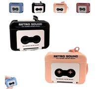 Porte-clés magnétophone rétro, Mini Porte-clés enregistreur Vocal, Lecteur microcassettes, Mini Article décoratif Audio pouvant Lire des Cassettes pour Sacs à Dos et Sacs à Main