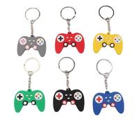 Porte-clés Manette de Jeu en Silicone Silikon Spiel Schlüsselanhänger 6 Stück Spiel Controller Videospiel Schlüsselanhänger Schlüsselringe Spiel Griff Anhänger Charms