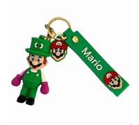 Porte-clés Mario et Personnages, Figurines en Plastique de 6 a 7cm chp vert