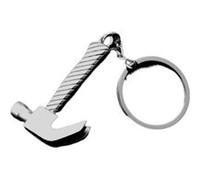 Porte-clés marteau 5.1 cm argent Argent G