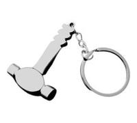 Porte-clés marteau 5.1 cm argent Argent G