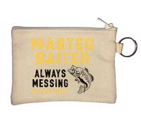 Porte-clés Master Baiter Always Messing with My Tackle Beige