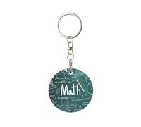 Porte-Clés Mathématiques, Chaîne De Clés Métal Porte Clef Keychain pour Femme Hommes