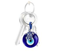 Porte-clés mauvais œil - Porte-clés mauvais œil | Porte-clés mauvais œil pour femme | Porte-clés portable | Porte-clés pour femme | Porte-clés durable aux yeux bleus avec couleur vive et lisse pour