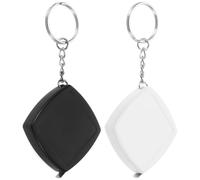 Porte-clés Mètre Ruban Portable 2 Pièces, Mini Mesure Compacte en Acier