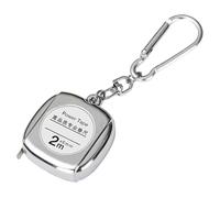 Porte-clés - Mètre ruban rétractable - Petit mètre ruban au format de poche - Porte-clés - Ruban en acier rétractable portable - Mètre ruban rétractable portable pour professionnels et maison