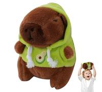 Porte-clés mignon en peluche de capybara, porte-clés en peluche de capybara - Jouets de porte-clés d'animaux en peluche - Accessoire pour sac à dos, poupées en peluche, jouet d'animaux, pendentif de