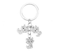 Porte clés Mignon, Joli Pendentif Chat, Design En Cristal, élégant Et Brillant, Adapté Aux Amis, Aux Mères Et Aux Anniversaires, Cadeaux Pour Les Copines, Porte clés De Voiture