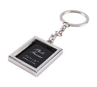 Porte-clés, mignon Mini Creative insérer photo cadre photo porte-clés en alliage métallique porte-clés pour hommes et femmes anniversaire Saint ValentinCadres photo