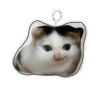Porte-clés mignon - Porte-clés sonore , pendentif réaliste avec effets sonores, compagnon anti-stress, décoration créative légère | Idéal pour sac à dos, sac à main, cadeau, transport
