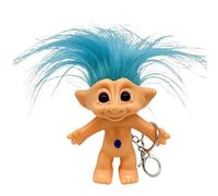 Porte-clés mignon, porte-clés Troll | Troll Dolls Porte-clés | Figurine de cheveux de couleur folle, poupées Troll Vintage, Adorable porte-clés Anti-perte 10cm pour femmes