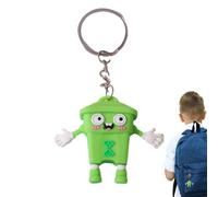 Porte-Clés Mignons - Porte-Clés Poubelle Cartoon - Amusant Miniature de Bac à Ordures - Pour Sac À Dos Sac Valise Portefeuille Rétroviseur Voiture Voyage École Fête Maison