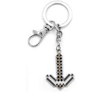 Porte-clés Minecraft Gris 4CM(Style#B) Gris G