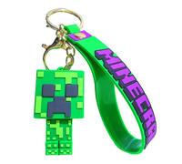 Porte clés Minecraft vert