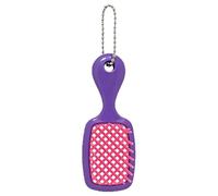 Porte-clés Mini Brosse À Cheveux, Options De Couleurs Élégantes, 12 X 3,1 Cm, Super Mini Brosse À Cheveux, Breloque Miniature À Collectionner, Design Sécurisé Et Portable, Pour Les Étudiants En