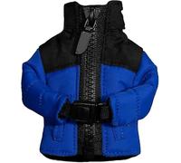 Porte-clés Mini-Manteau en Duvet, Porte-clés de Veste en Duvet, Porte-clés de Mini-Veste en Cuir Cool avec Fermeture éclair,Cadeaux de Veste clés Amusants et Uniques pour Hommes et Femmes (C)