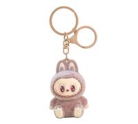 Porte clés mini Peluche Labu collector 2025 édition "Big Into Energy" - "Have a Seat" figurine collection (Commun, Rare, Ultra Rare, Chase) - Idéale Unboxing | Création de Contenu (Marron)