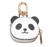 Porte-clés Mini Porte-Monnaie 1 pièce, Petite Pochette à Fermeture éclair en Forme de Panda Mignon, breloque de Sac à Main en PU pour Sac et Accessoire clés