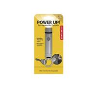 Porte-clés Kikkerland Mini Torche Rechargeable Argent Argent