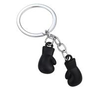 Porte-clés Mitten De Poinçonnage - Ensemble De Pendentifs En Métal Gauche Et Droit | Porte-clés De Boxe 3D, Cadeau Créatif Pour Club De Fitness, Souvenir De Remise De Diplôme, Accessoire Pour Pas