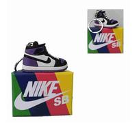 PORTE CLÉS MODÈLE 09 BASKET TYPE NIKE 5 CM X 3 CM DANS BOITE CADEAUX CADEAUX NOEL ANNIVERSAIRE