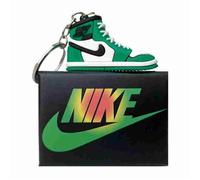 PORTE CLÉS MODÈLE VERT BASKET TYPE NIKE 5 CM X 3 CM DANS BOITE CADEAUX CADEAUX NOEL ANNIVERSAIRE