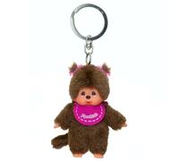 Sekiguchi Pendentif Rose Fille | 10 cm | Kiki | Monchhichi Porte-clés