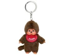 Porte-clés Monchhichi Kiki rouge 10 cm - Sekiguchi