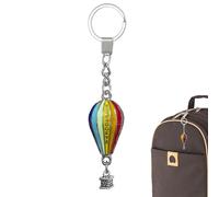 Porte-clés Montgolfière, Porte-clés Ballon Arc-en- - Porte-clés Arc-en- De Charme De Sac - Porte-clés De Sac À Dos À Breloques, Porte-clés De Voiture Mignon, Accessoires De Porte-clés