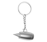 Porte-clés Moteur Avion, Porte-clés En Métal Moteur Avion, Porte-clés Créatif Pendentif Turbine Avion, Porte-clés Moteur Turbine Avion, Porte-clés Pièces D'avion Pour Les Aéronefs, argent,