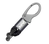 Porte-clés Moto en Métal Corde Tressée pour B S1000XR S 1000XR S1000 XR 2014-2023(Noir)