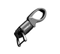 Porte-clés Moto en Métal pour Ducati Scrambler 800 1100 Icon 800 400 1200 Porte-clés Détachable en Métal Moto Accessoires,Black-A