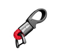Porte-clés Moto en Métal pour Kawasaki ER6N ER6F ER-6N ER-6F ER 6N 6F Porte-clés Détachable en Métal Moto Accessoires,Red-A