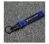 Porte-clés Moto pour Yamaha MT09 MT-09 FZ09 FZ-09 MT 09 FZ 09 en Nylon Tissu Couture - Souvenir Cadeau (Couleur : Bleu, Size1 : 1)
