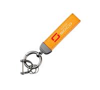 Porte-clés Moto Suède pour Super SOCO TC Max Street Hunter Wanderer TS 1200R Cpx Cux Porte-clés en Cuir de Haute Porte-clés Moto Portable Polyvalent Durable Accessoires,Gold-A