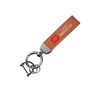 Porte-clés Moto Suède pour Super SOCO TC Max Street Hunter Wanderer TS 1200R Cpx Cux Porte-clés en Cuir de Haute Porte-clés Moto Portable Polyvalent Durable Accessoires,Brown-A