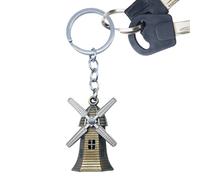 Porte-clés Moulin À Vent - Étiquette De Clé De Voiture, Pendentif Hollandais Antique, Accessoire D’anneau De Boucle, Ornement De Porte-clés Décoratif | Solution Fonctionnelle Élégante Pour Clés, Sac