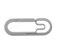 Porte-clés Mousqueton Mini en Alliage de Titane Léger et Résistant - Idéal pour Clés de Maison, Voiture, Sacs et Activités Outdoor, Accroche Sécurisée Rapide